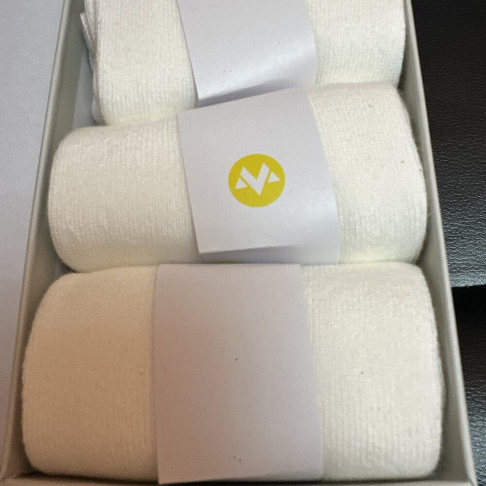 WANDER Men's Athletic Running Socks 6 Pairs Thick Cushion Crew Socks Size -L